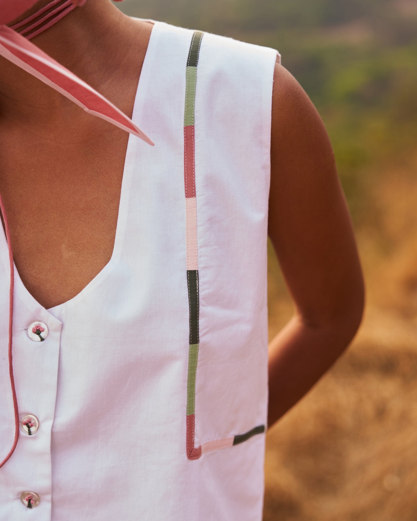 Cute As a Button Vest