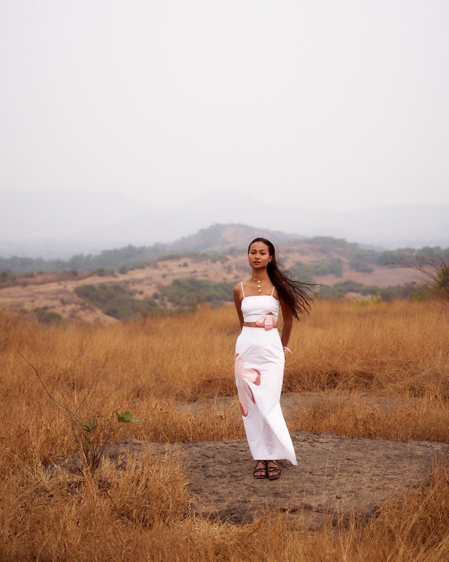 Blooming Bralette Top + Full Bloom Maxi skirt