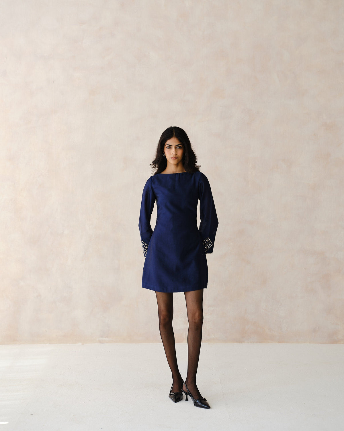 Mora Dastan Navy short dress from RECAST