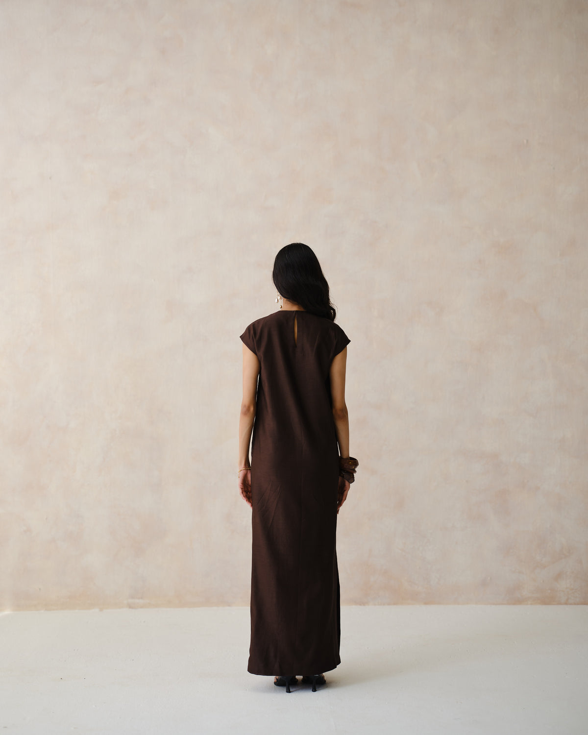 COLUMN - Laad Brown Dress
