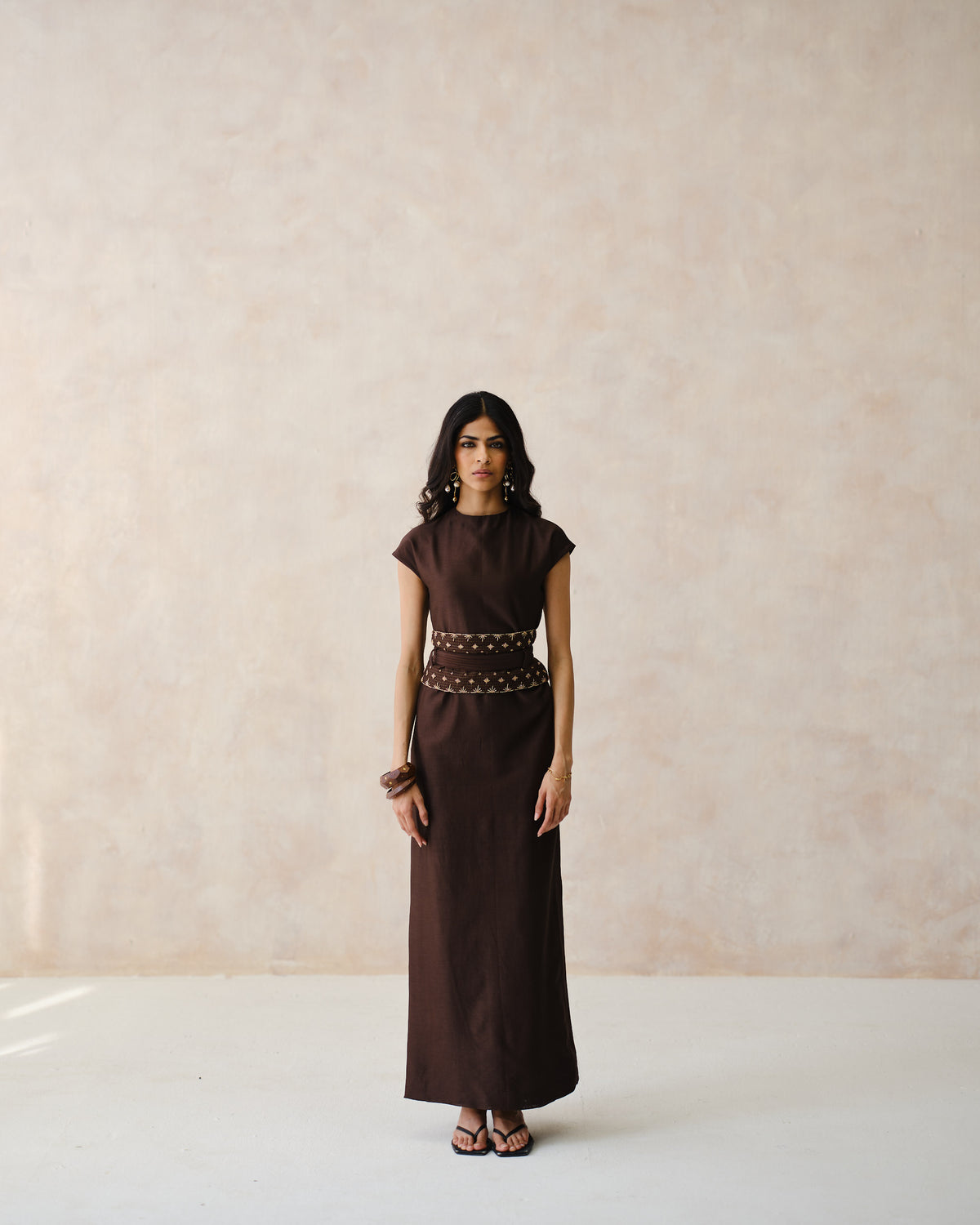 Cummerbund Inspired Embellished Belt