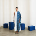 Indus Dress - Riverline Stripe Indigo