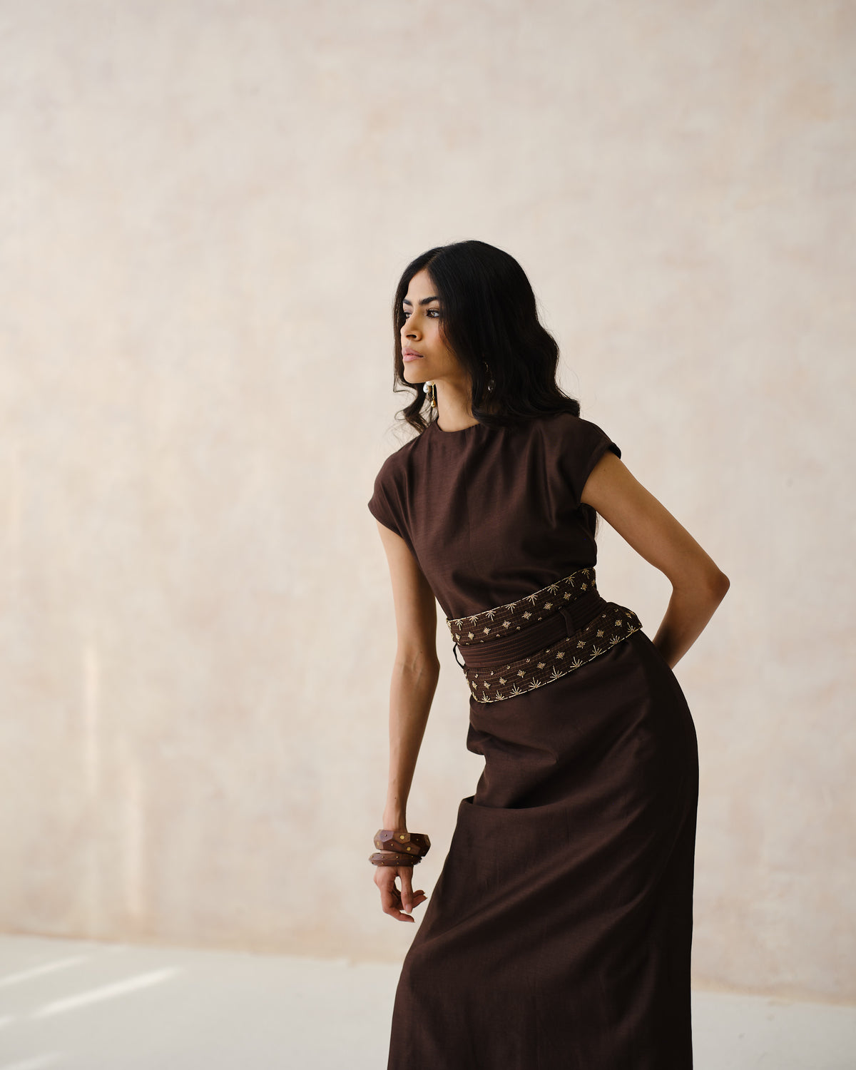 Cummerbund Inspired Embellished Belt