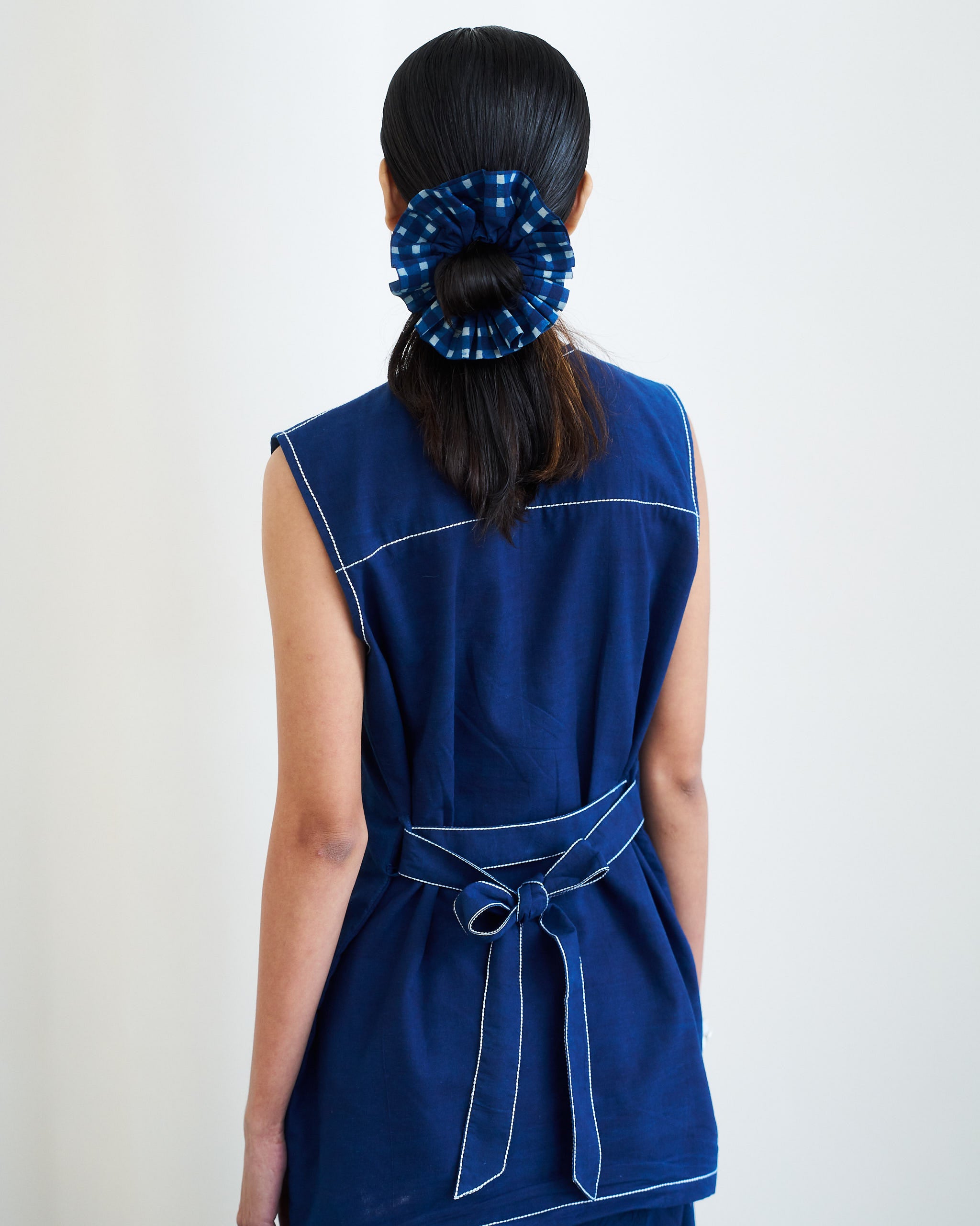 Belted Utility Shirt - Indigo Vat