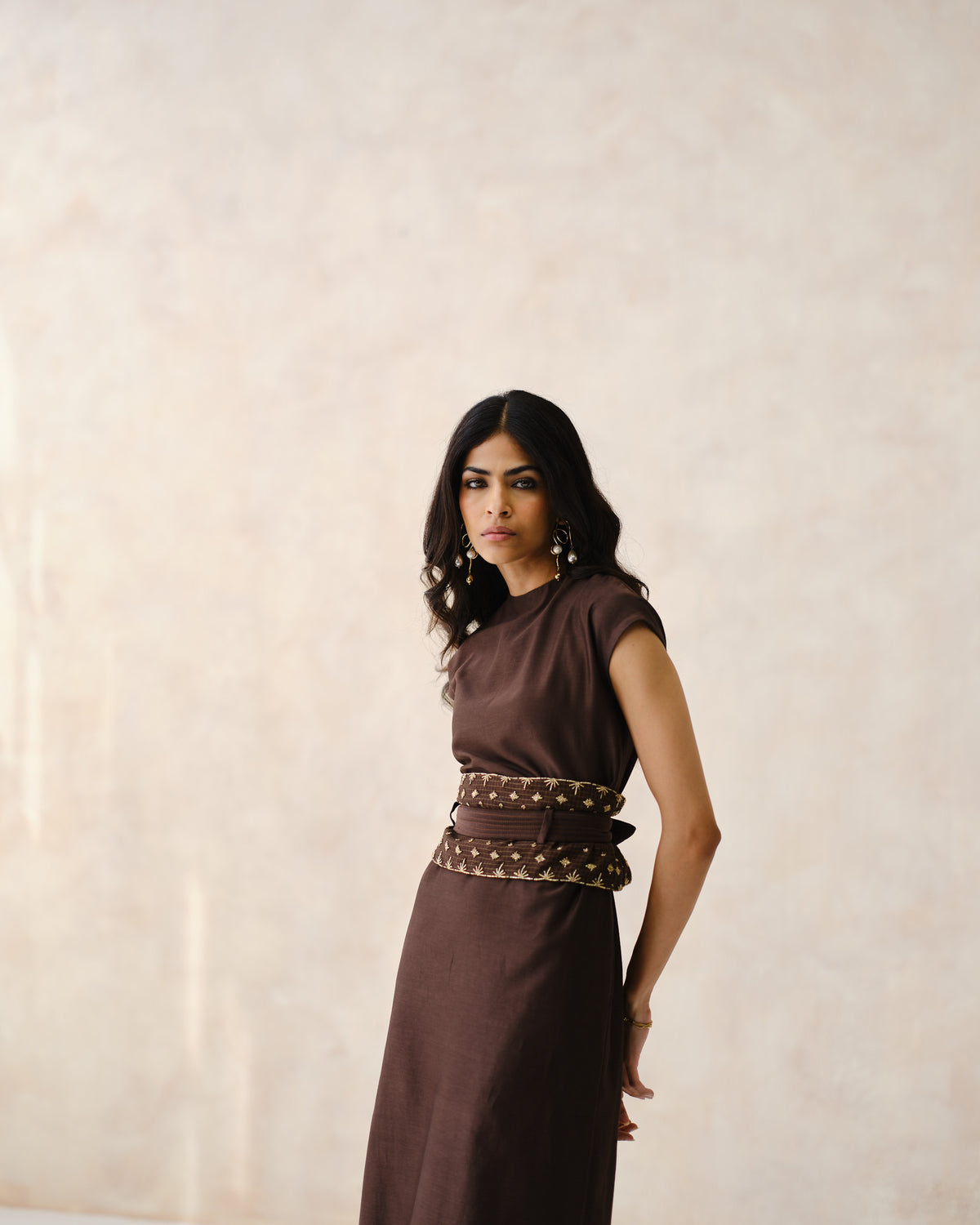 Cummerbund Inspired Embellished Belt