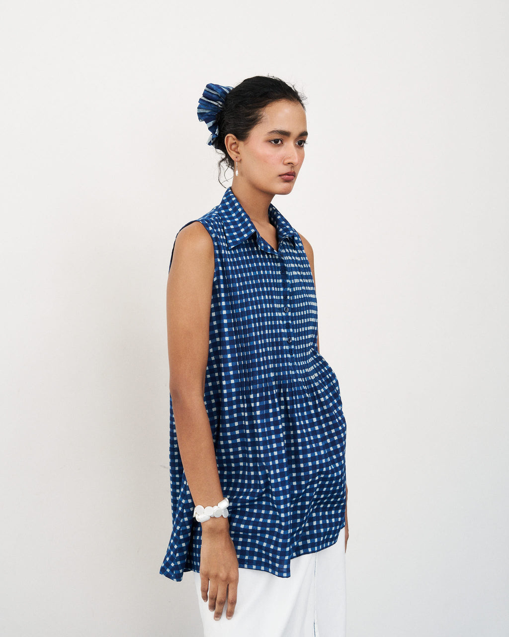 Pin tuck tunic - Craft Mark Gingham