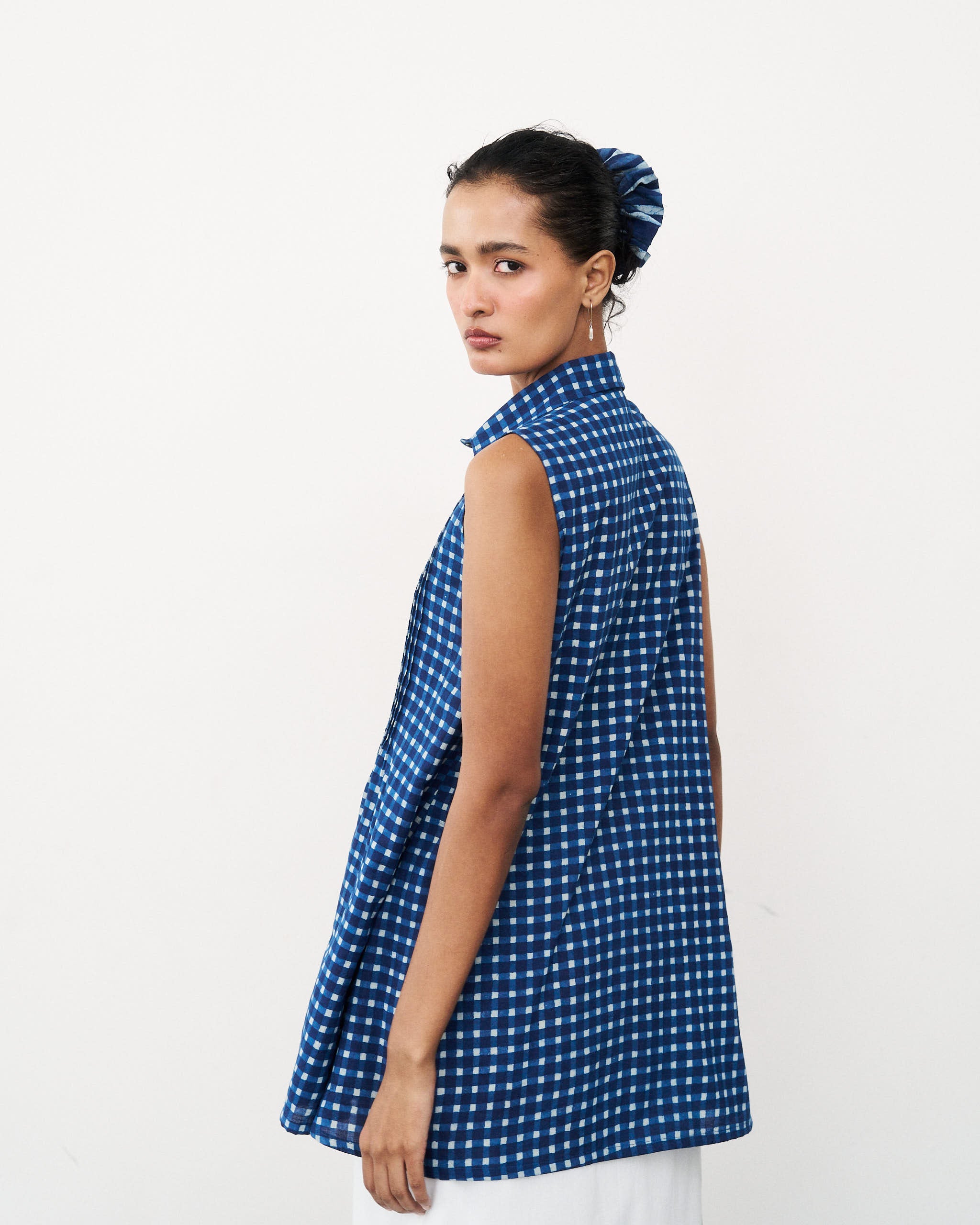 Pin tuck tunic - Craft Mark Gingham