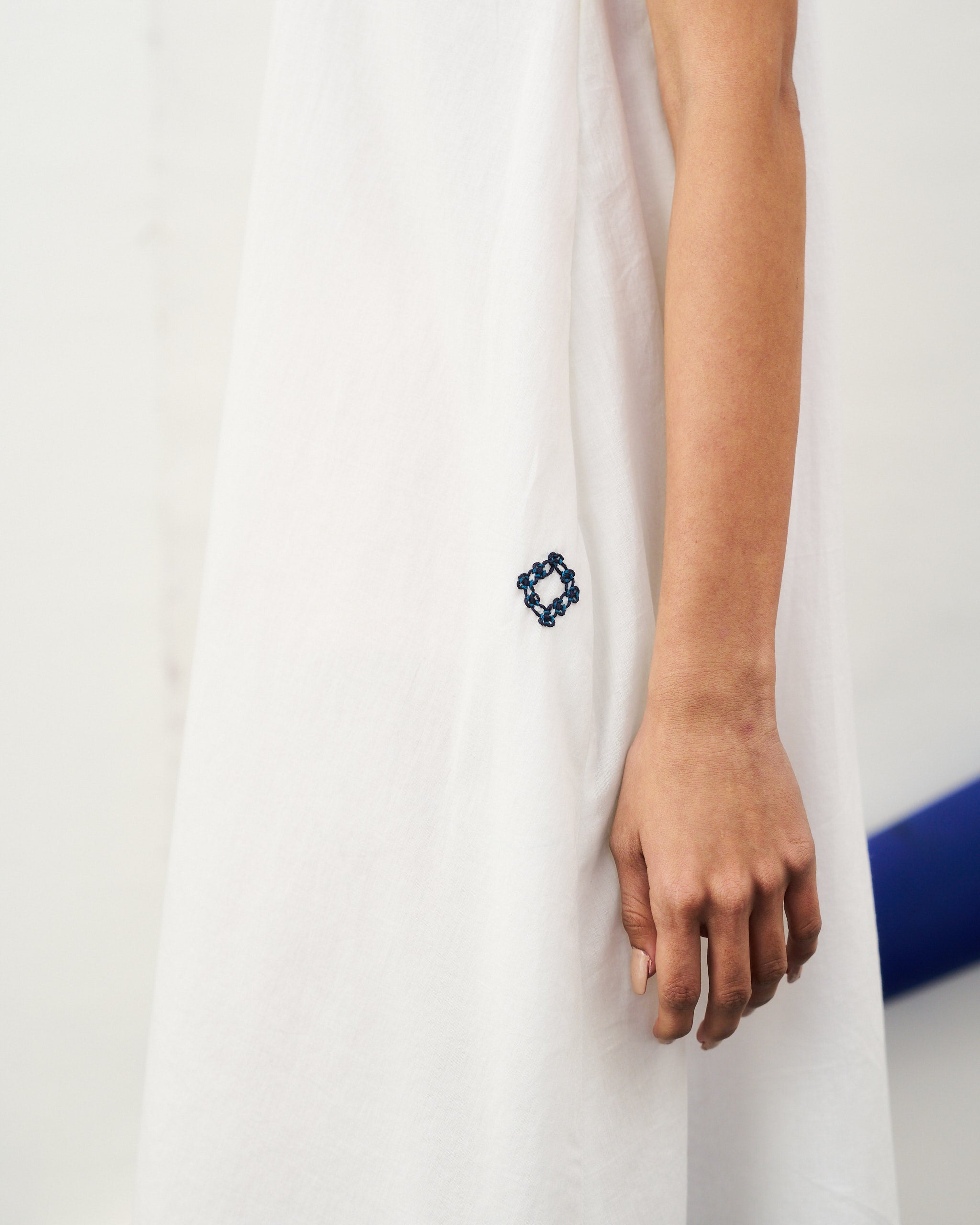 Everyday Dress - Pristine White with Craft Mark Gingham