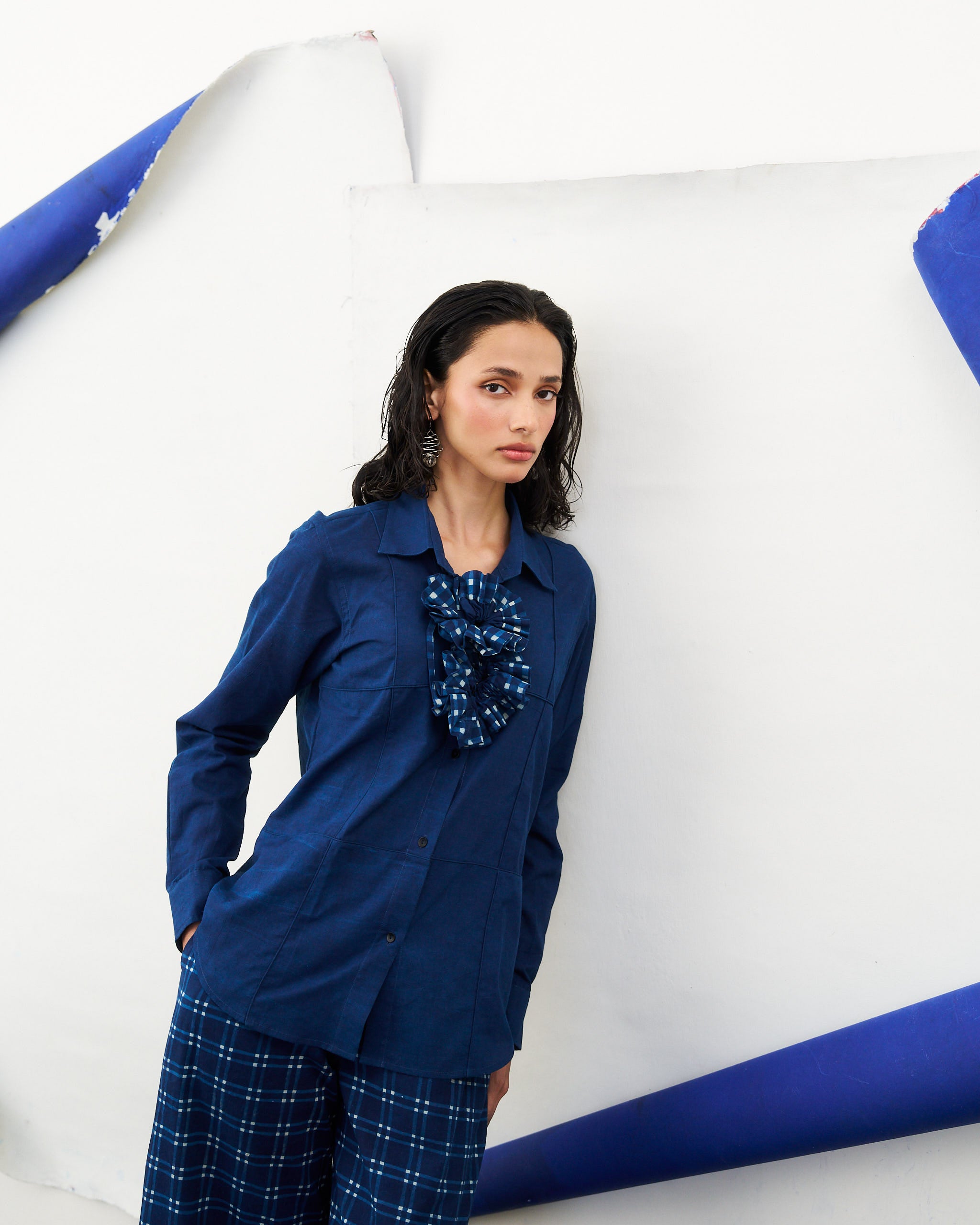 Intersections Shirt - Indigo Vat