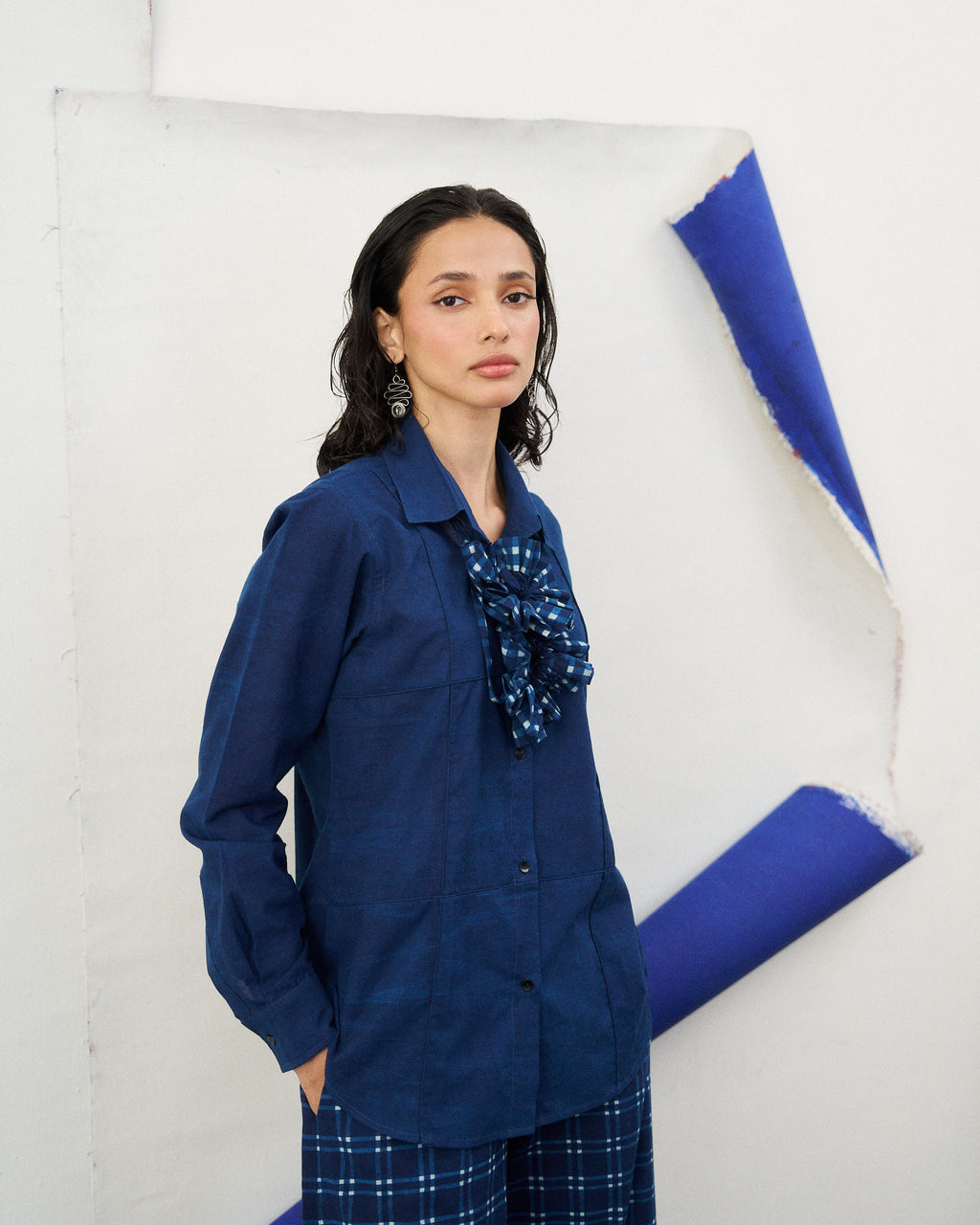 Intersections Shirt - Indigo Vat