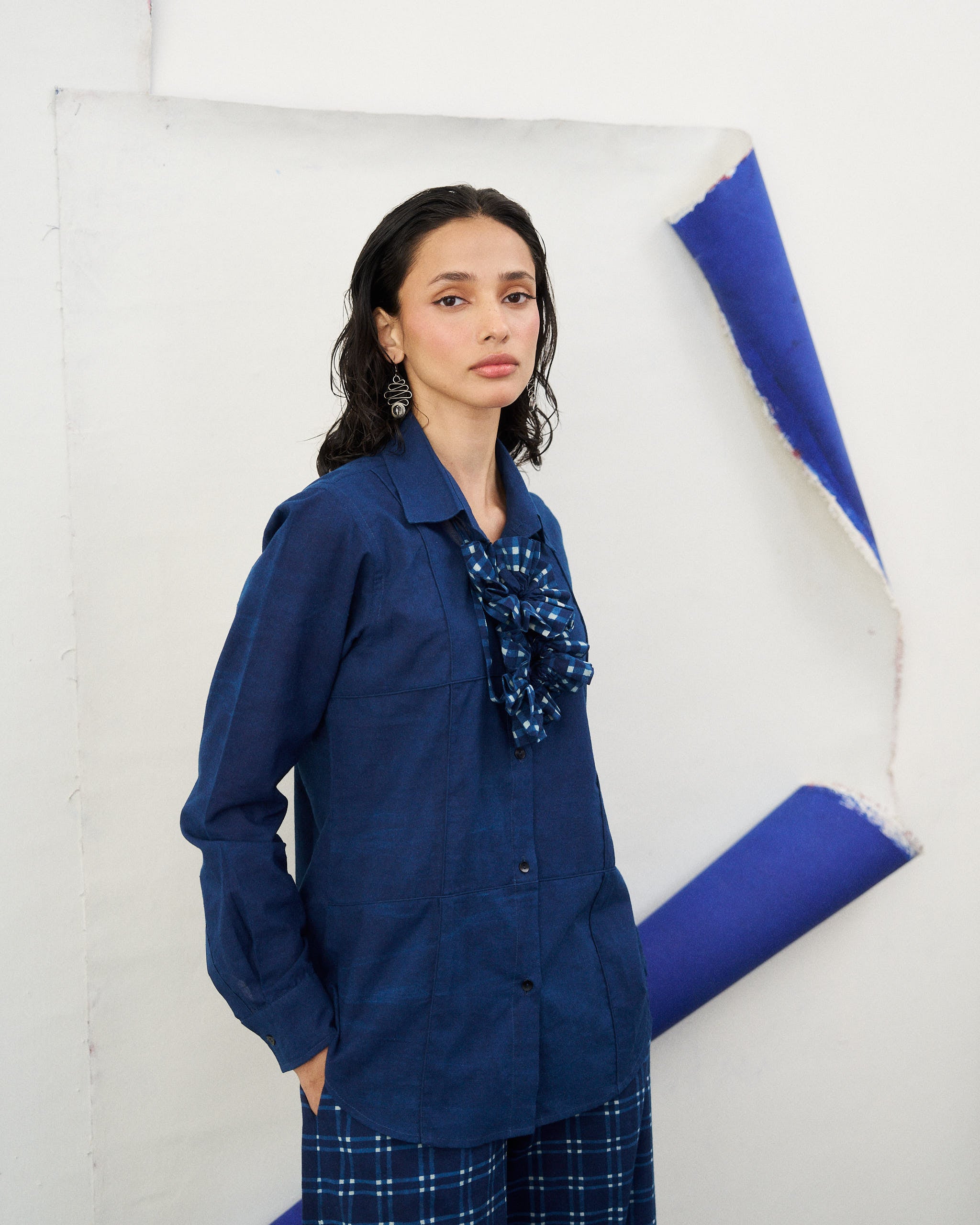 Intersections Shirt - Indigo Vat