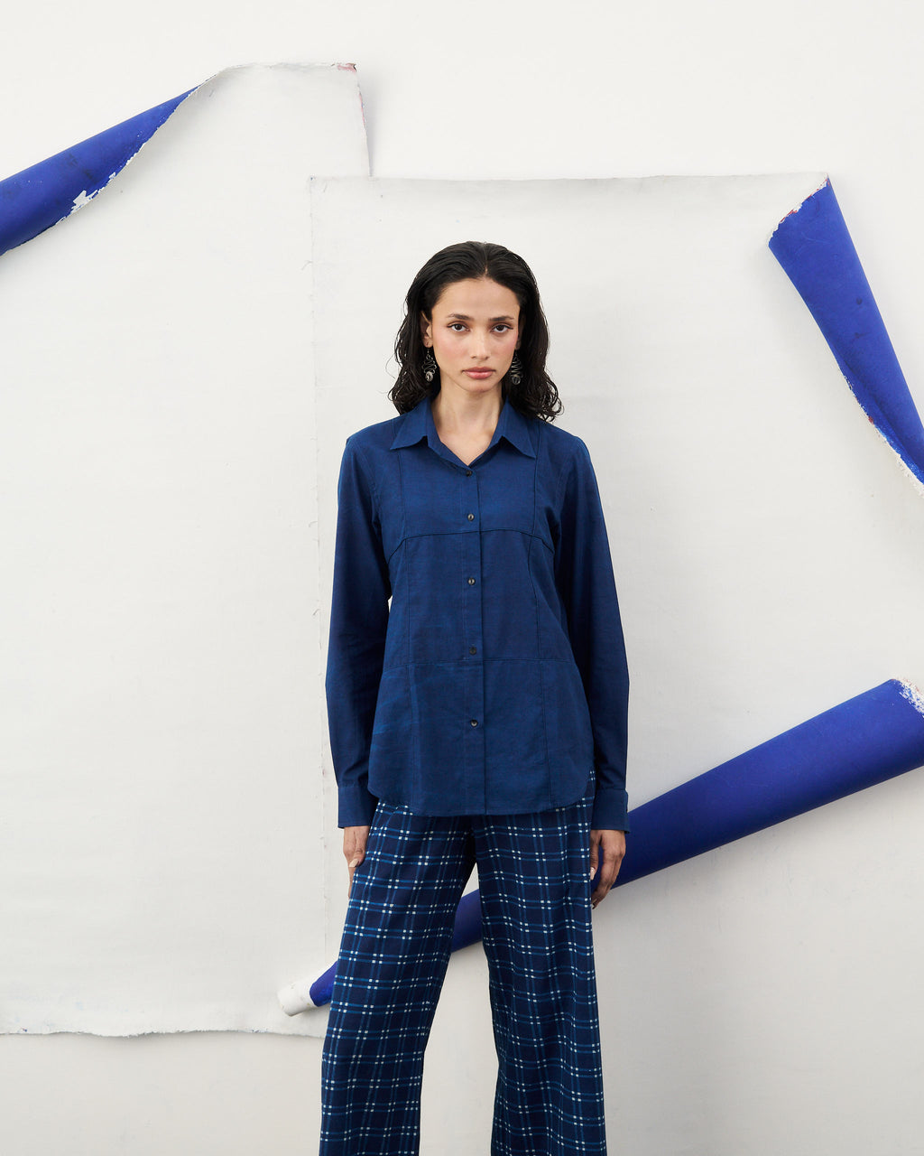 Intersections Shirt - Indigo Vat