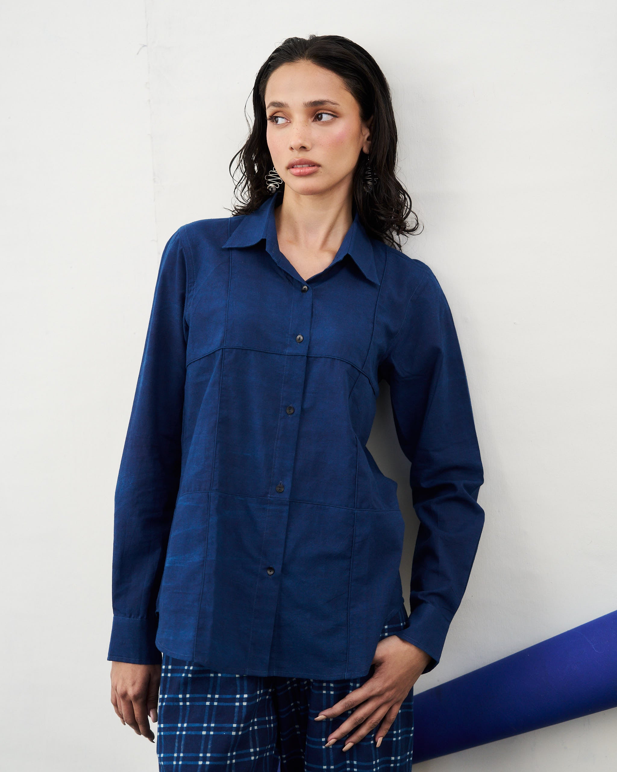 Intersections Shirt - Indigo Vat