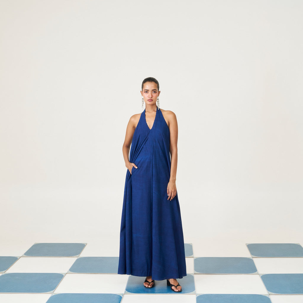 Layered Jumpsuit - Indigo Vat