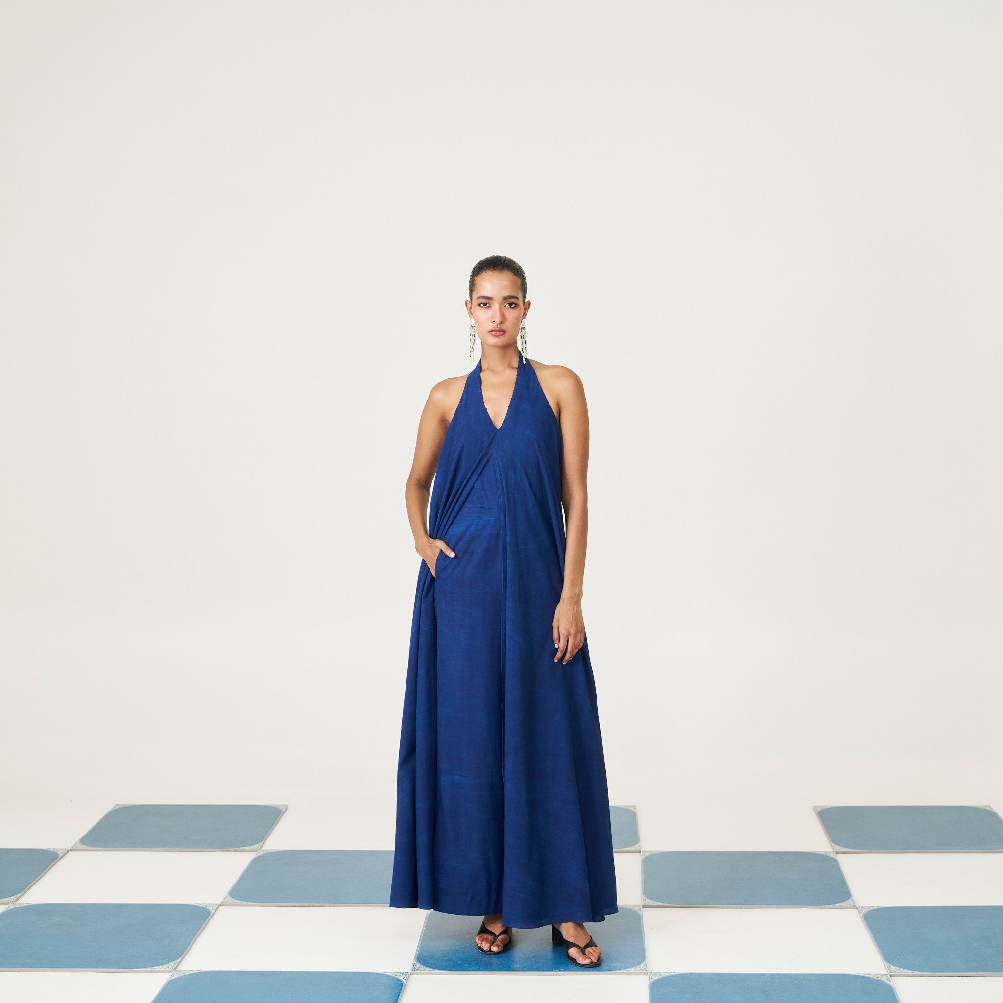 Layered Jumpsuit - Indigo Vat