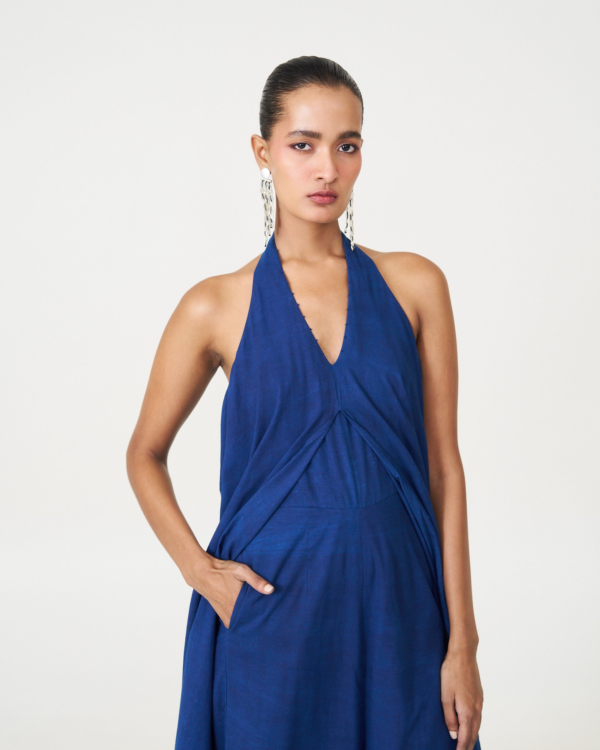 Layered Jumpsuit - Indigo Vat