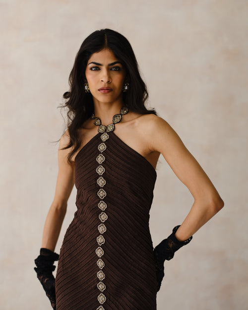 ANGLE - Laad Brown Dress