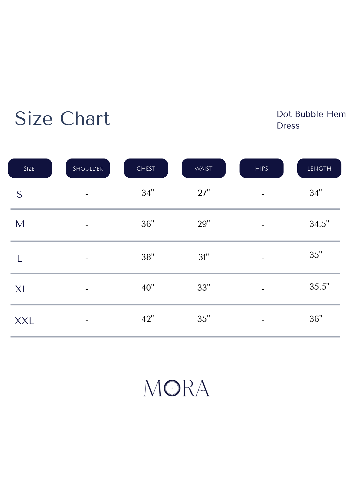 Bubble Hem Dress - Rain Dot Indigo