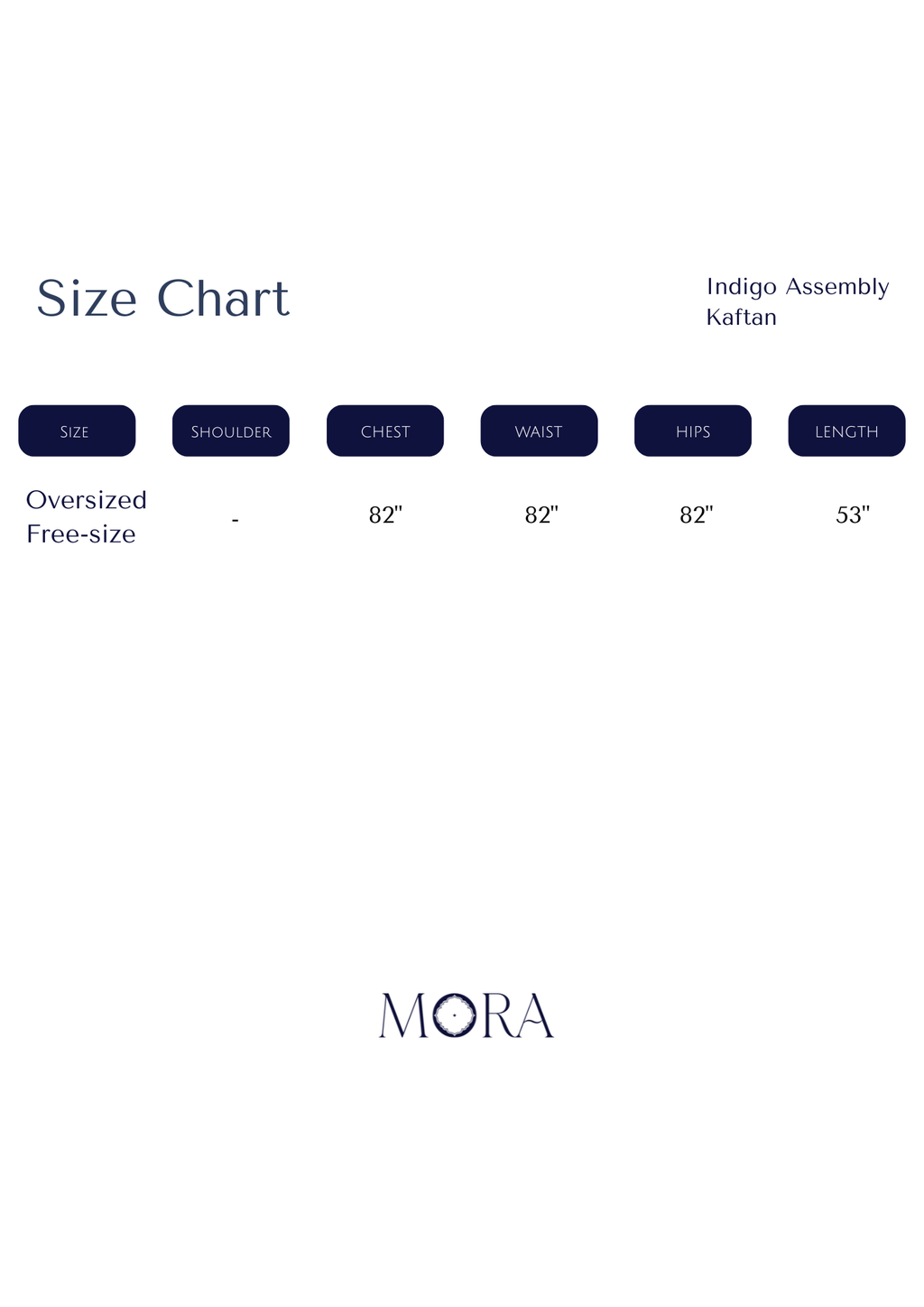 Indigo Assembly Kaftan