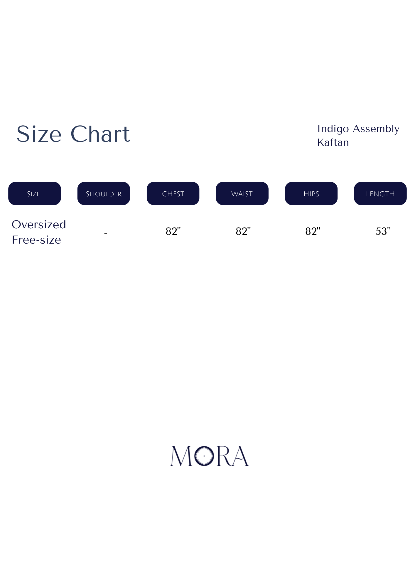 Indigo Assembly Kaftan