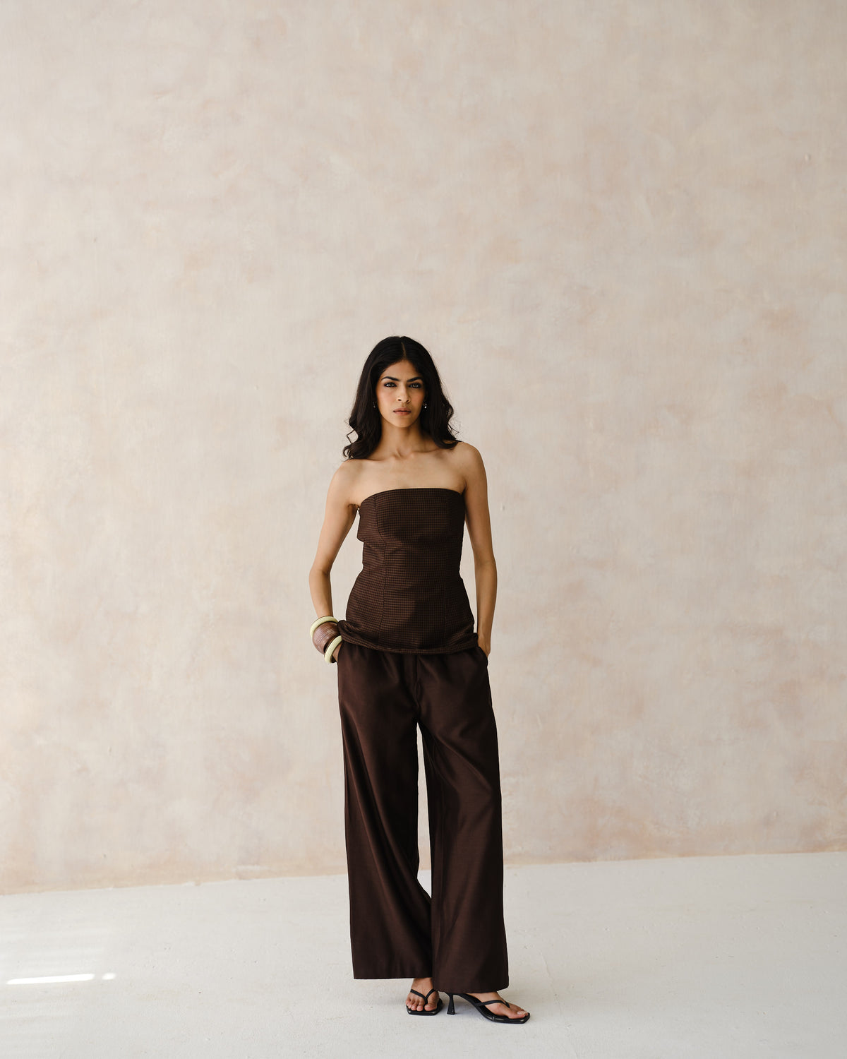 GRID - Laad Brown Top