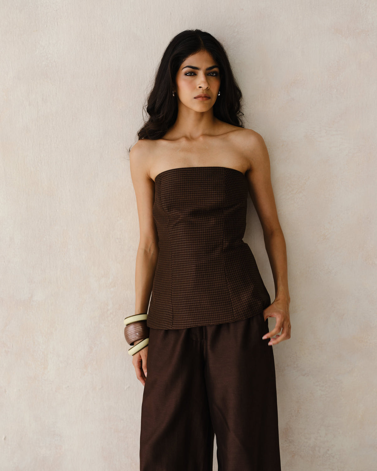 GRID - Laad Brown Top