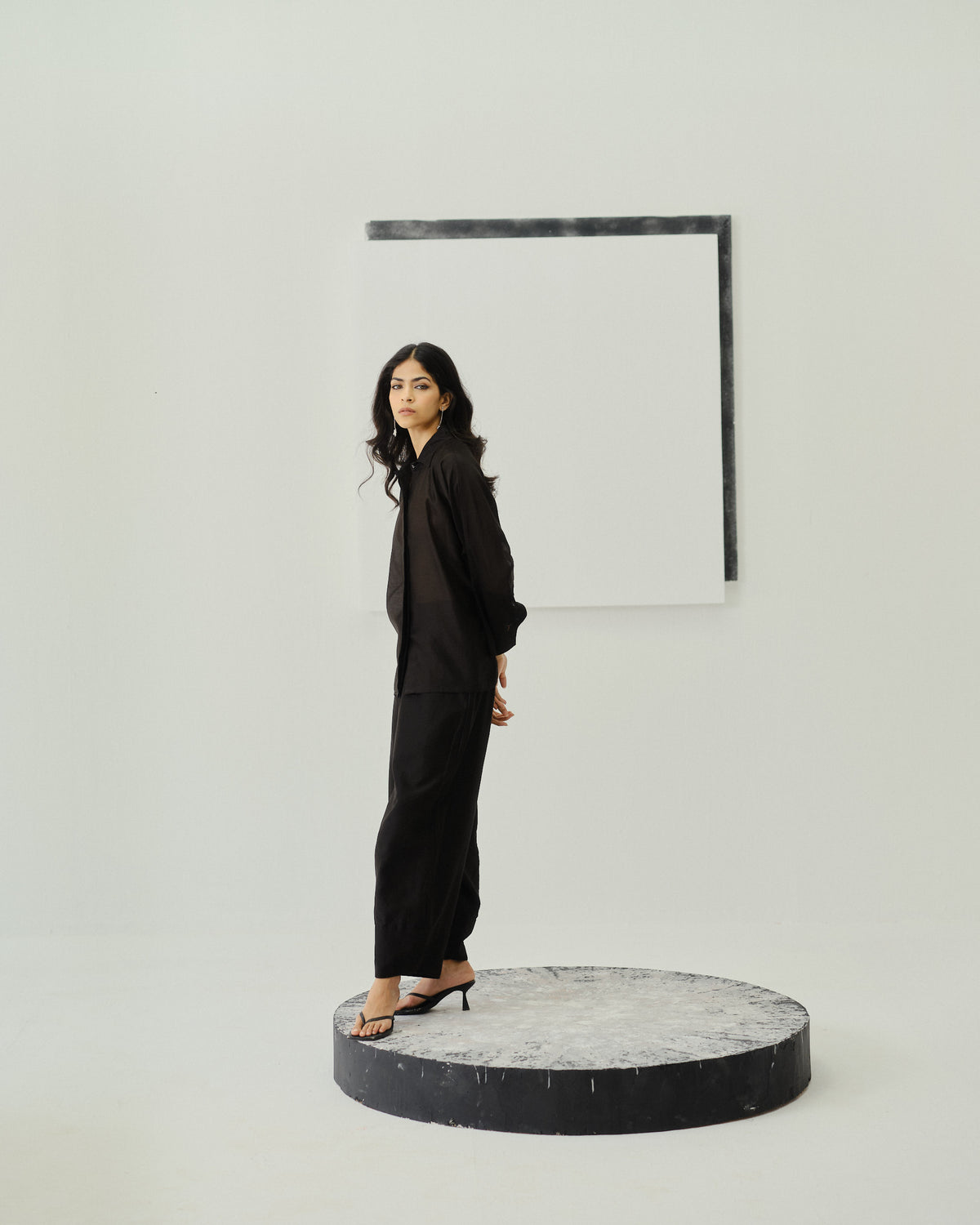 CADENCE - Bidri Noir Trouser