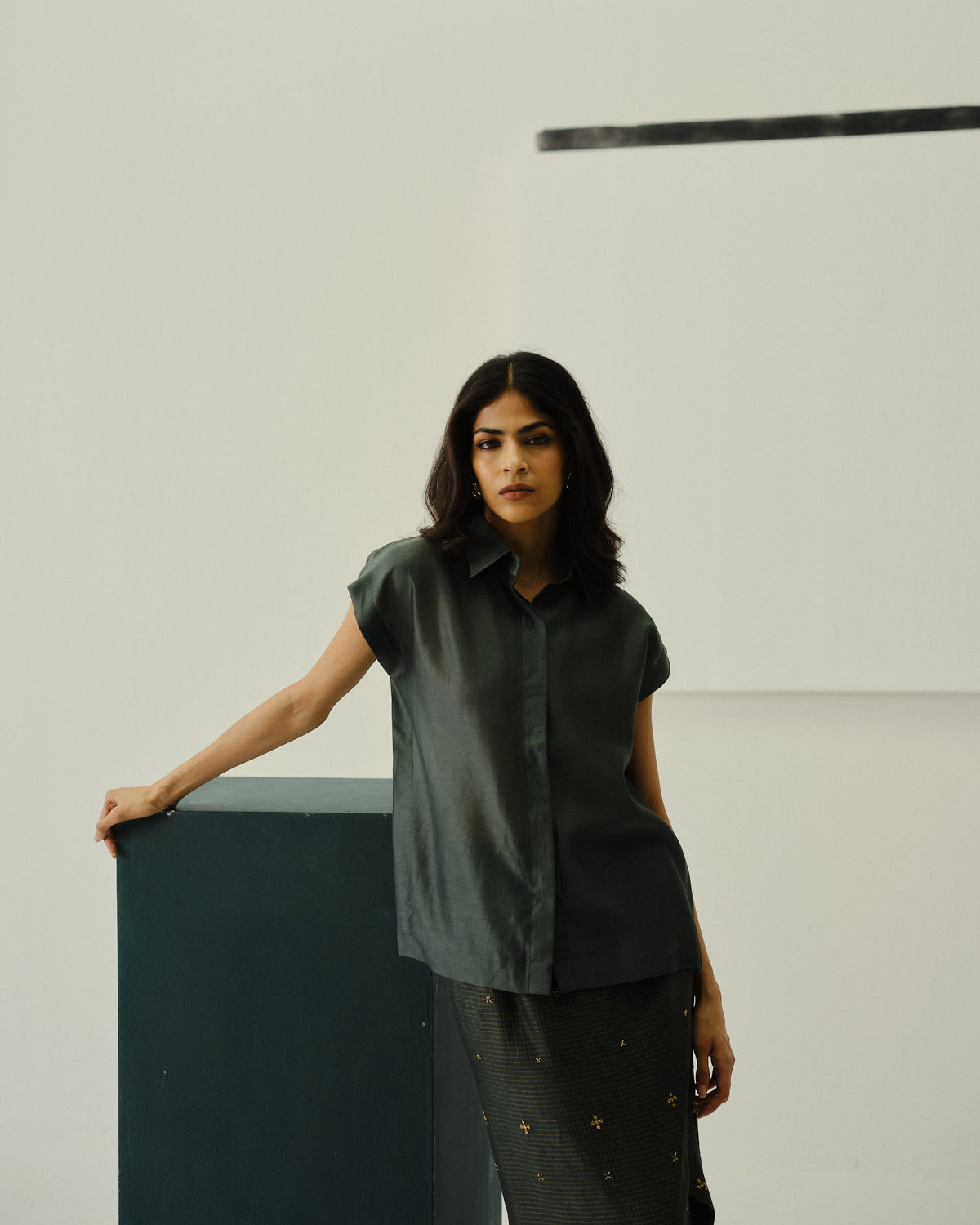 FRAME - Dakhni Green Shirt