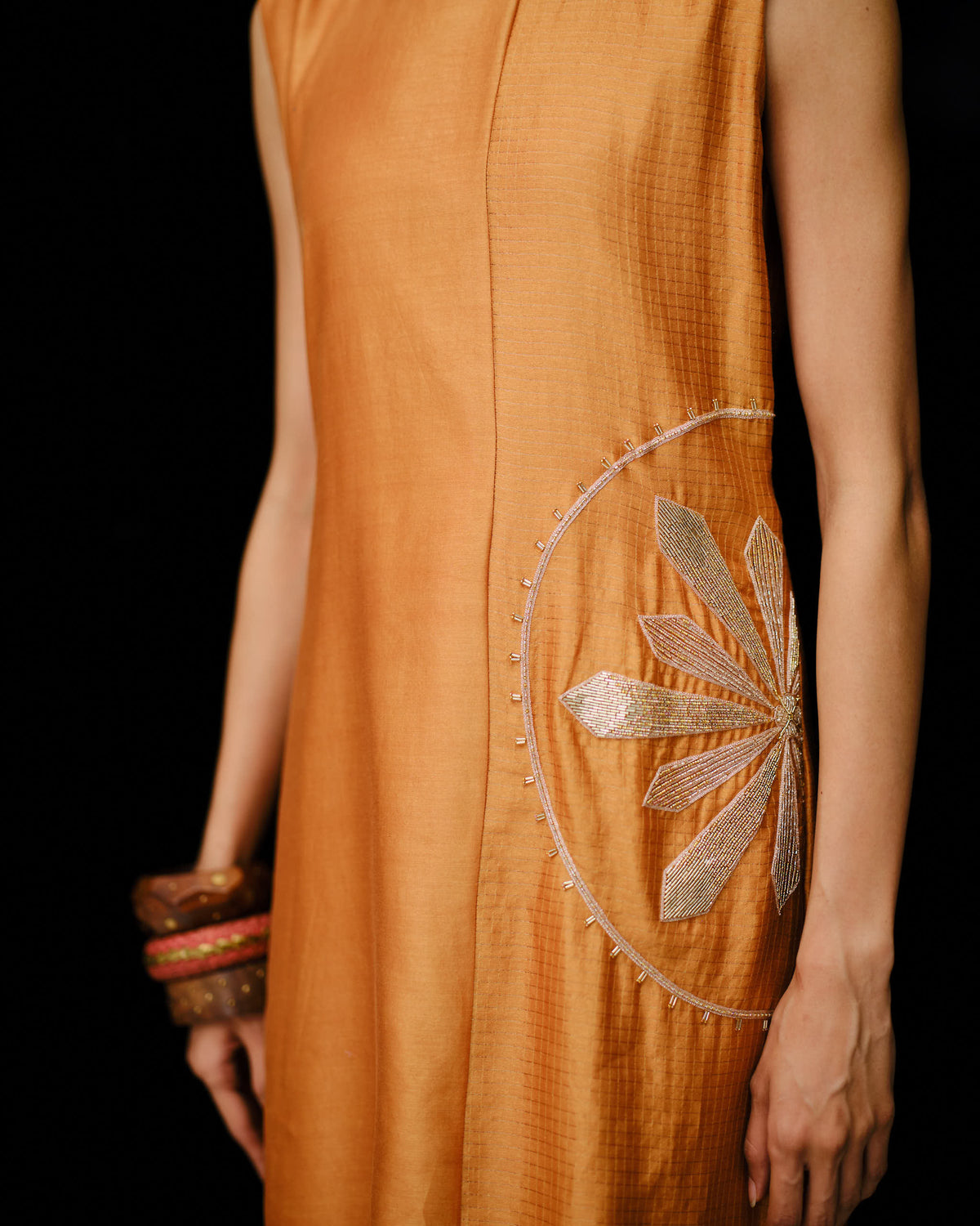 TRACE - Irani Chai Column Dress