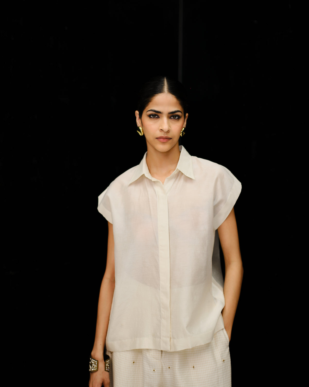 PAUSE - Chand Ivory Shirt