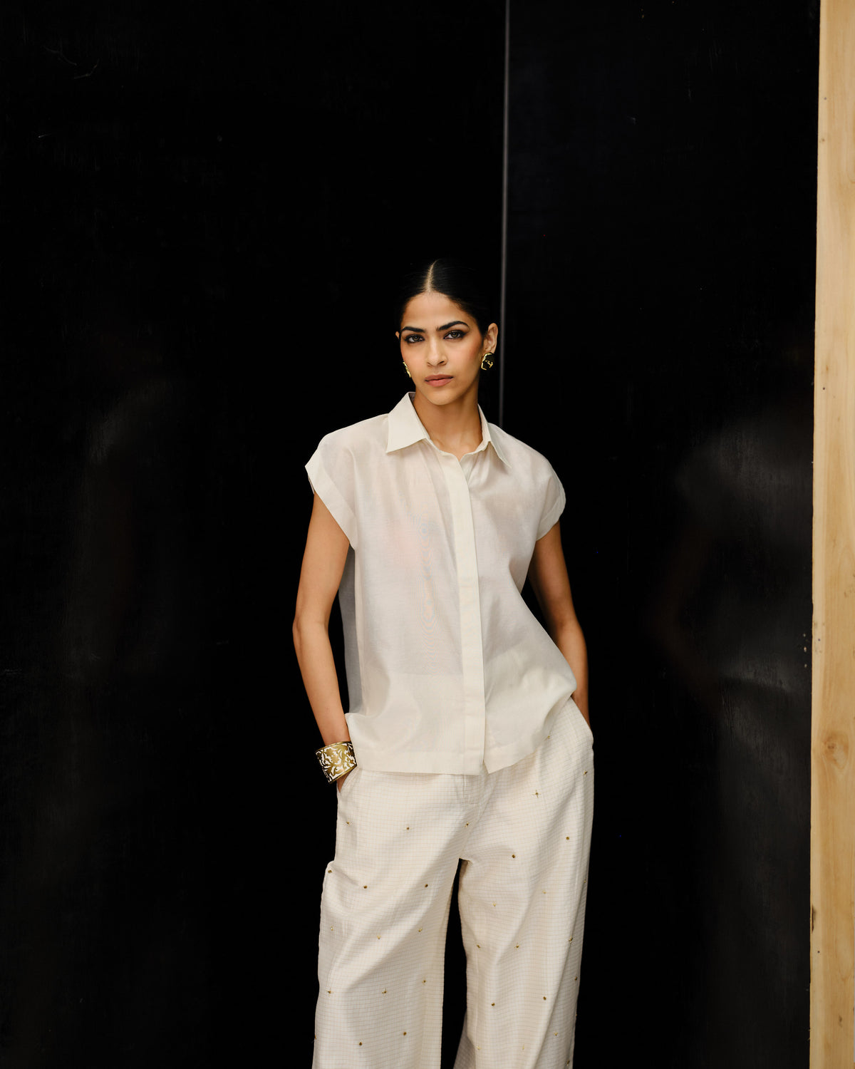 PAUSE - Chand Ivory Shirt