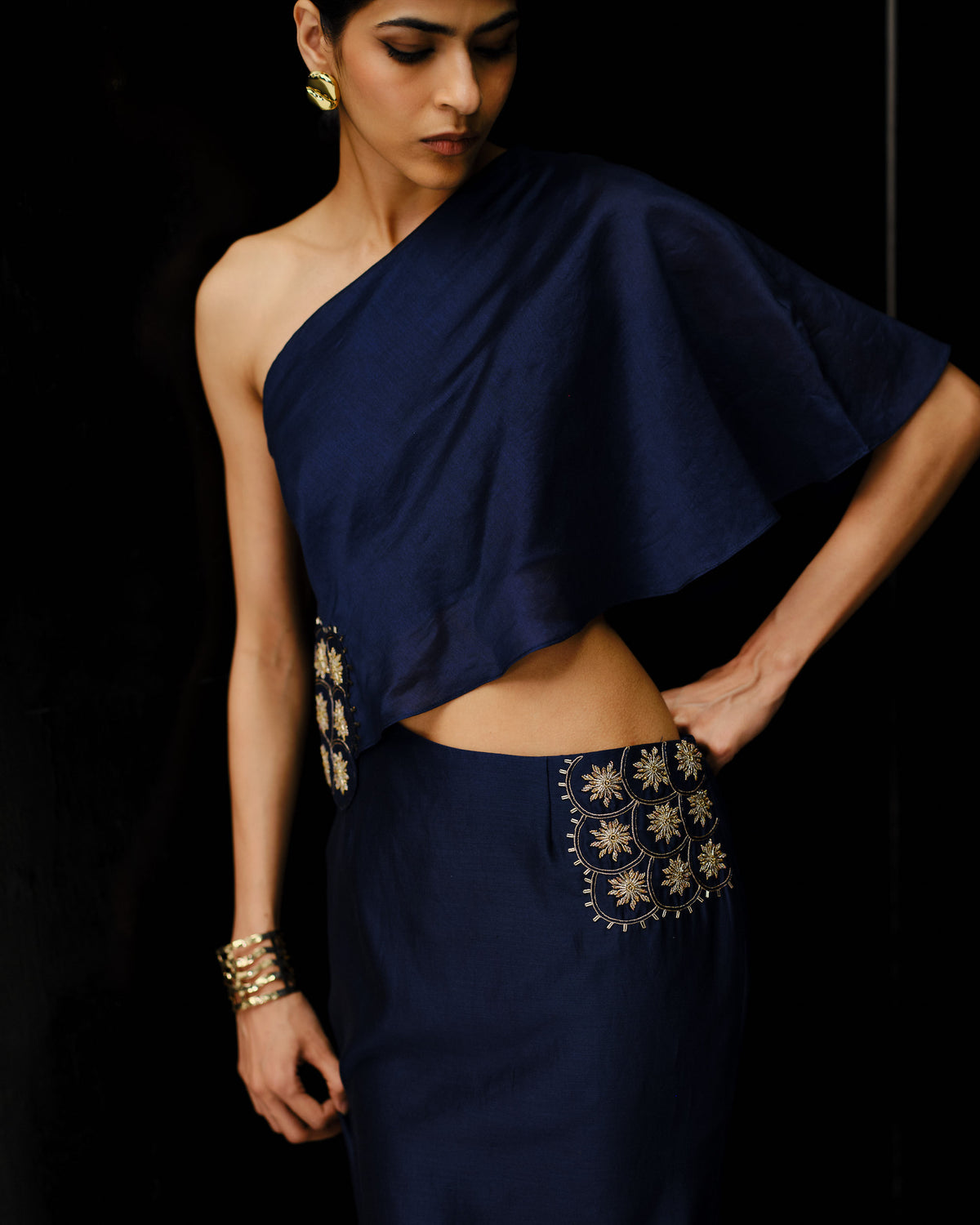 OFFSET - Dastan Navy Dress