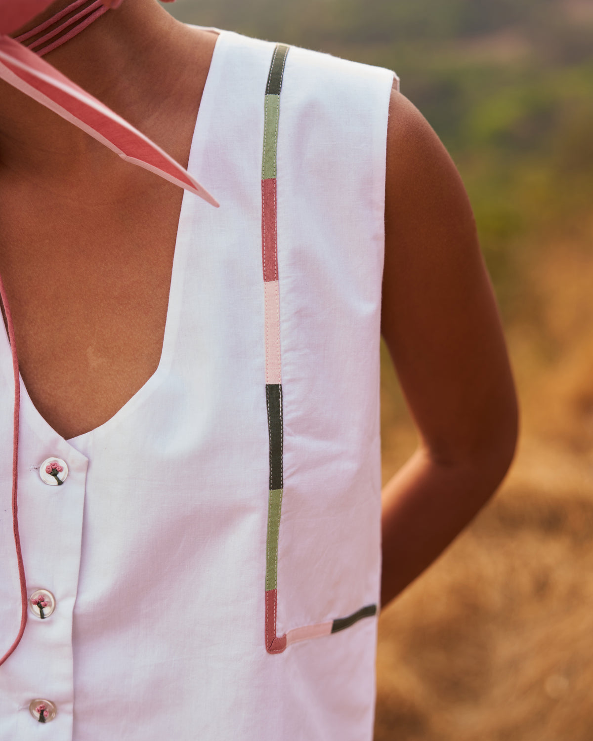 Cute As a Button Vest