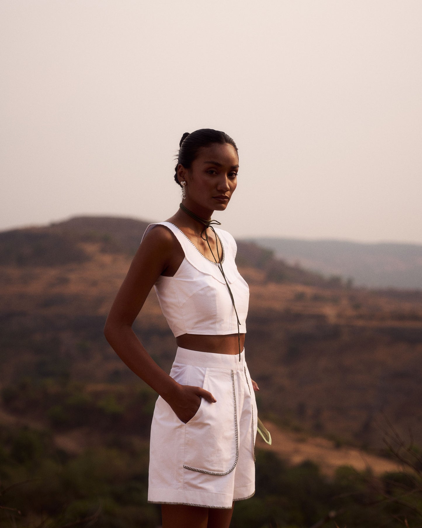 Fresh Grass Cropped Top + Fresh Grass Summer Shorts