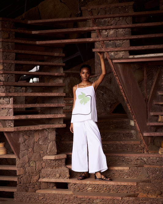 Summer Shadows Halter-Style Top + Fresh Grass Breezy Pants