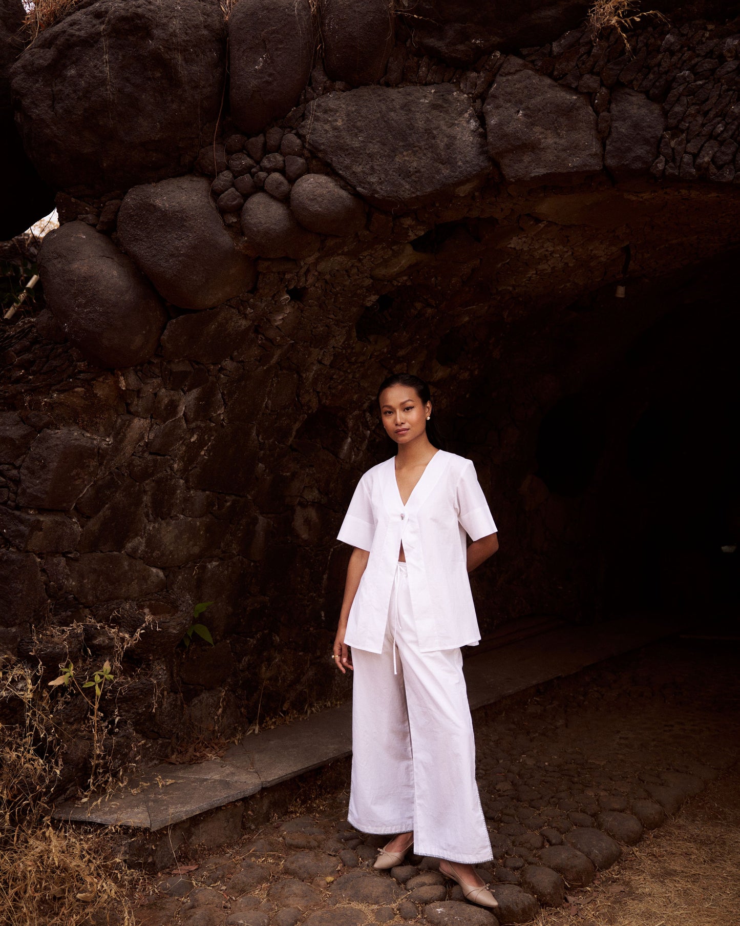 Cute As a Button Overlay Top + Fresh Grass Breezy Pants