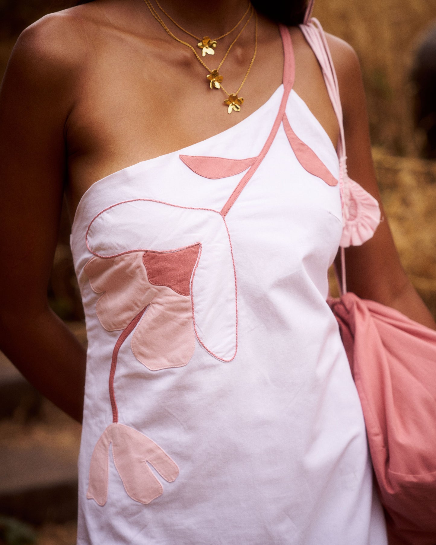 Spring Bloom One Shoulder Summer Dress