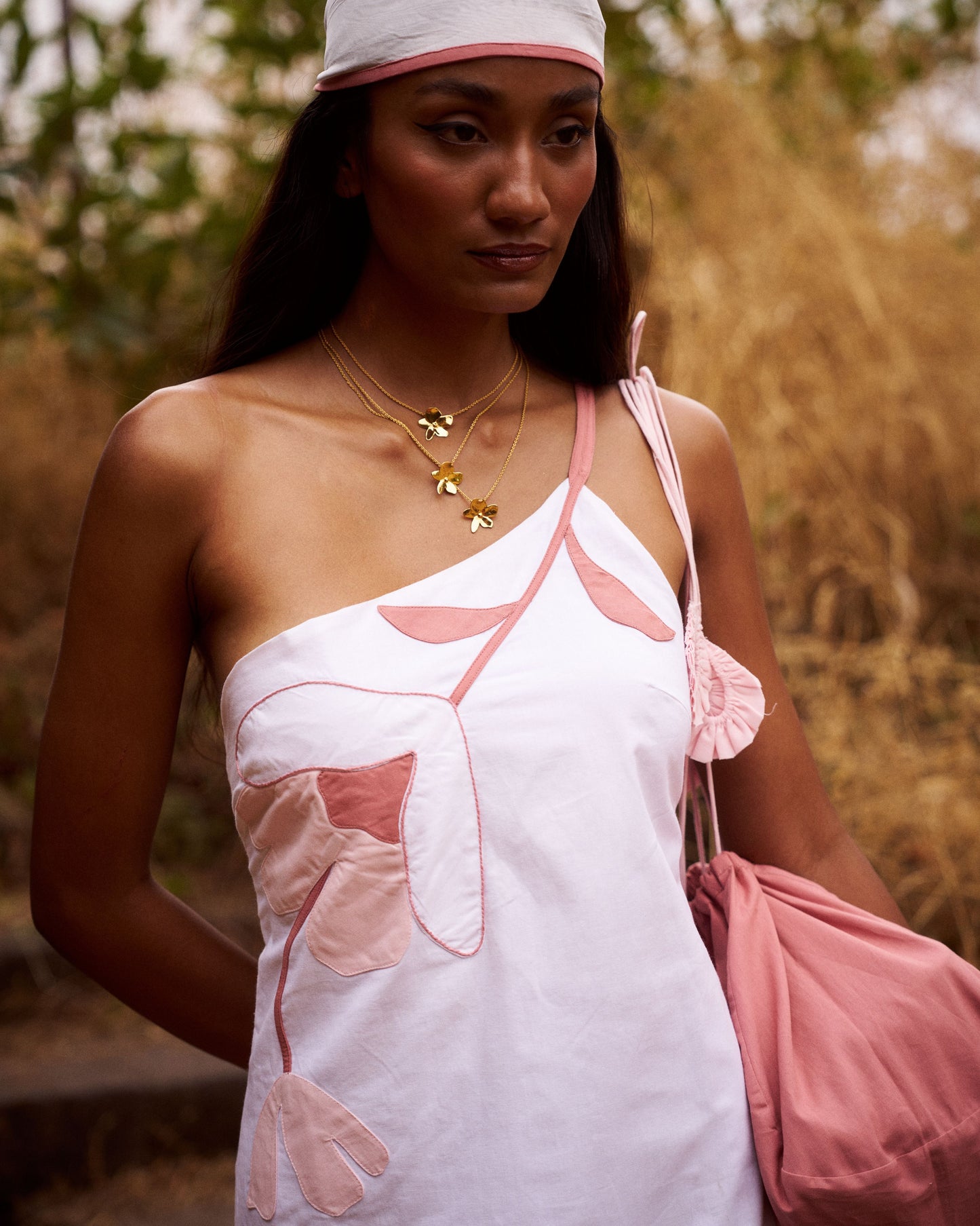 Spring Bloom One Shoulder Summer Dress