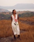 Blooming Springs Long Slit Dress