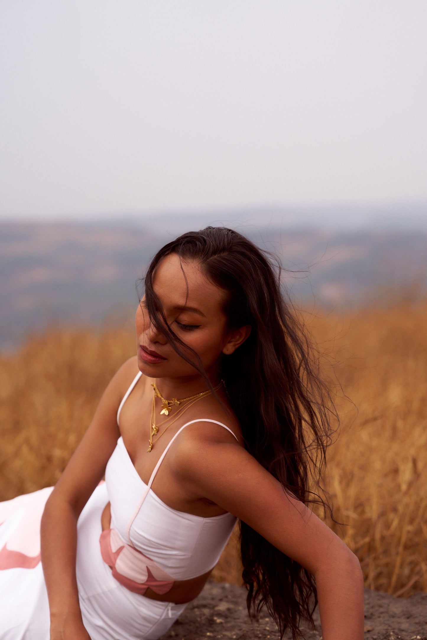Blooming Bralette Top + Full Bloom Maxi skirt