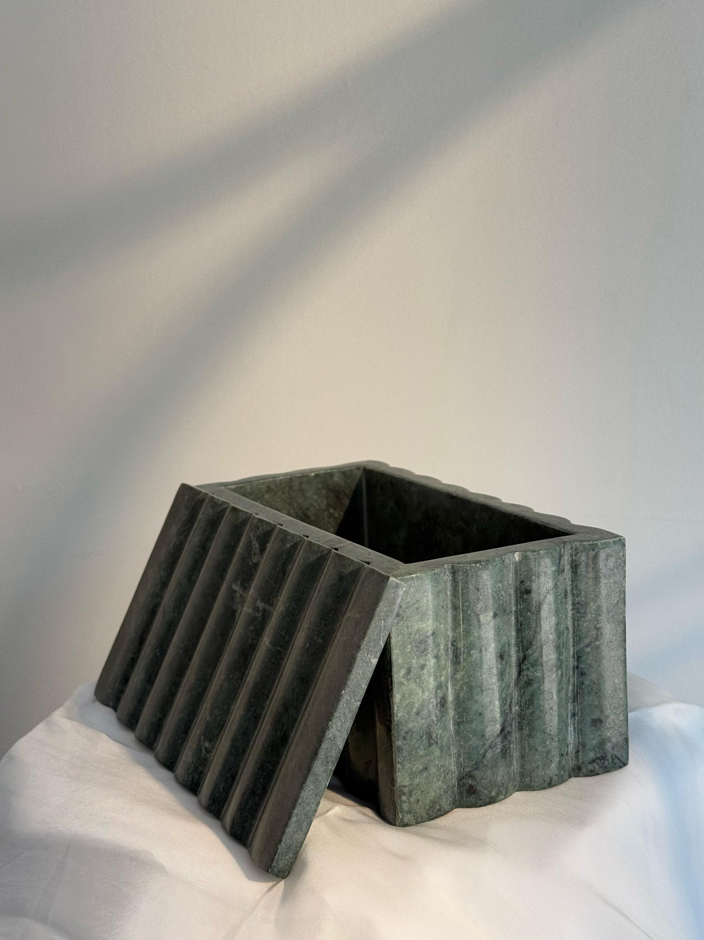 Wave Textured Box - Green